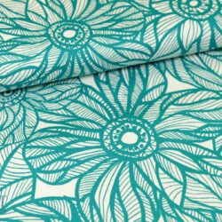 Pikee-Druck Blumen