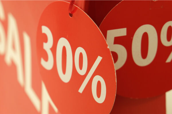 Ausverkauf von Stoffen im Fingerhut Wolfenbüttel