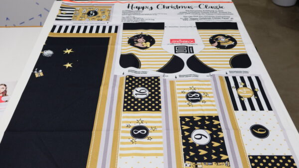 Baumwoll - Panel -Happy Christmas Mix