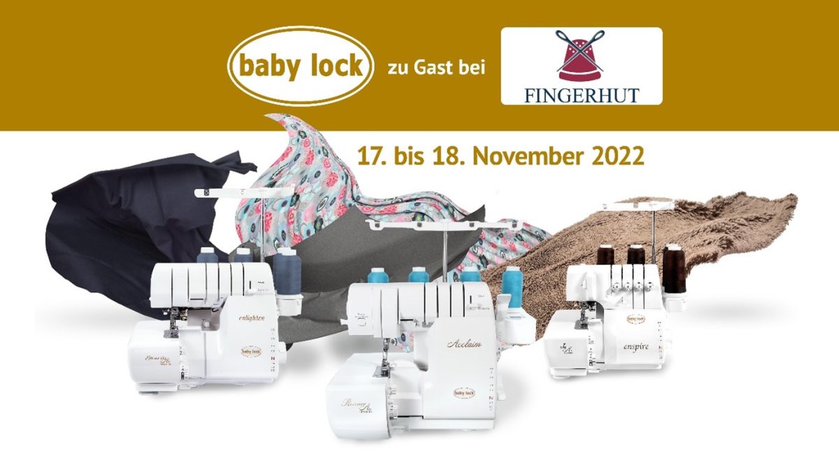 baby lock Aktionstage 2022 Zubehör-Präsentation