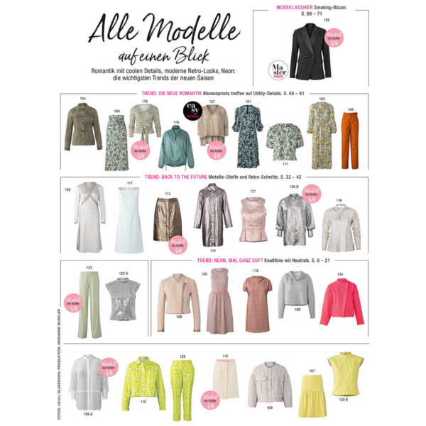 burda style Ausgabe März 2023 Modelle