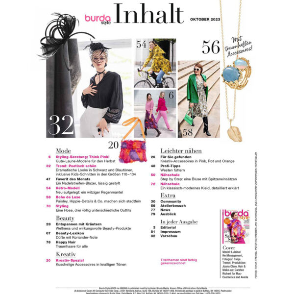 burda style Ausgabe Oktober 2023