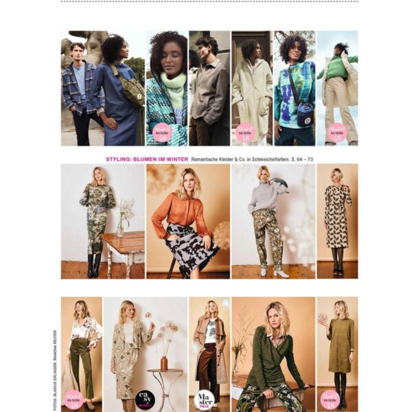 burda style Ausgabe Dezember 2023 Inhalt 4-4