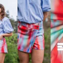 Stoff 95091 Baumwollstretch #Bruna Schnittmuster & Farbe 294