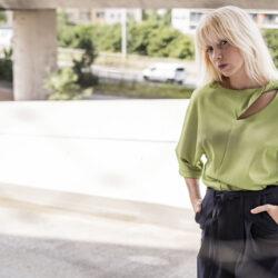 Stoff 95653 Polyester mit Viskose #Carline #Kimya Muster & Stoff