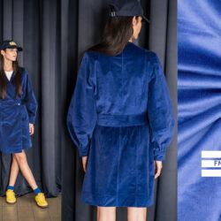 Stoff 95718 Gewebtes Baumwolle Elastan 21-w-Stretchcord #Maribel #Zerah #Wisteria