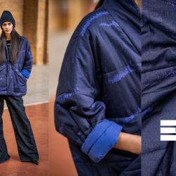 Stoff 95721 Gewebte Baumwolle-Popeline gesteppt #Anica FM410115 Muster & Stoff