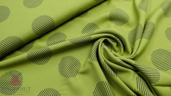 Viskose Crepe mit LENZING™ ECOVERO™ Fasern - Punchline - tea green - Mind the Maker