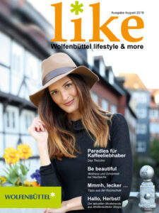Zeitschrift like Wolfenbuettel Titelbild Ausgabe August 2016